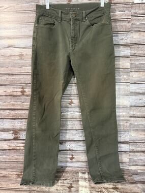 Mott & Bow Mercer Denim Pants Military Green 31x30 Slim
